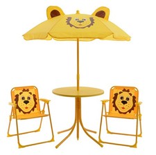 Kids Lion Patio Set Table &